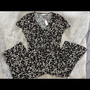 NWT Maurices floral jumpsuit